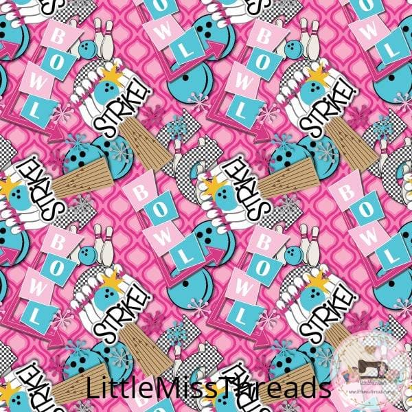 PRE ORDER - Bowling Alley - Fabric - Fabric from [store] by Little Miss Threads - 