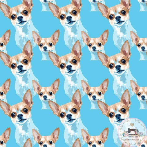 PRE ORDER - Chihuahua Blue - Fabric Fabric