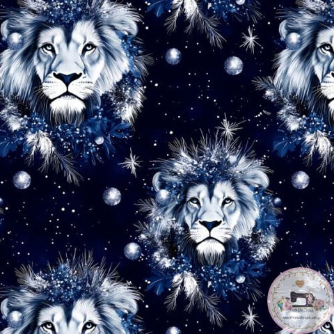 PRE ORDER Christmas Lion Fabric Fabric