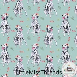 PRE ORDER - Dalmation Pups - Fabric - Fabric from [store] by Little Miss Threads - 
