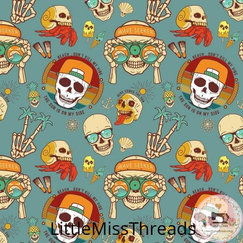 PRE ORDER - Don't Kill My Vibe - Fabric - Fabric from [store] by Little Miss Threads - 