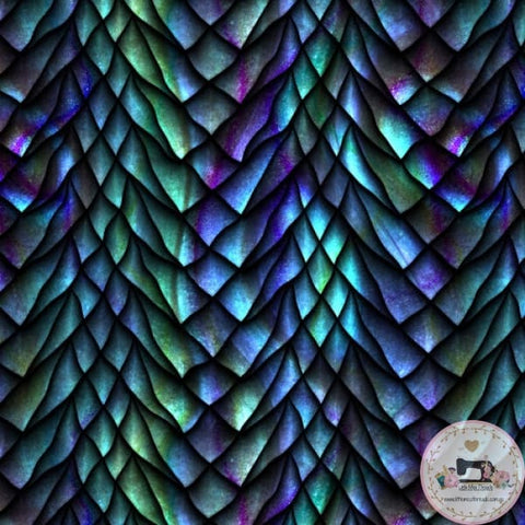 PRE ORDER - Dragon Scales Metallic - Fabric Fabric