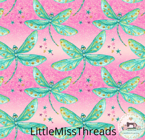 PRE ORDER Dragonflies - MM Fabric Print - Fabric from [store] by Mini Mooches - 