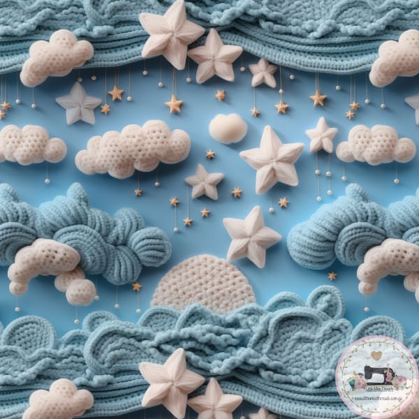 PRE ORDER - Faux 3D Lullaby - Fabric Fabric
