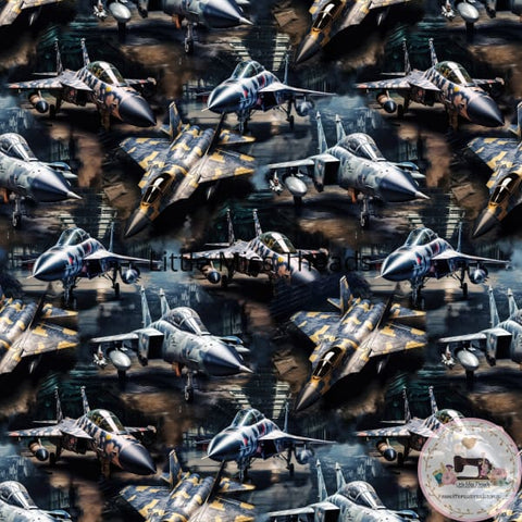 PRE ORDER - Fighter Jets - Fabric Fabric
