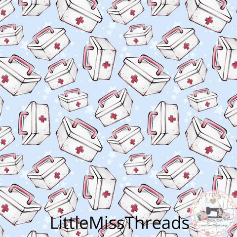 PRE ORDER - First Aid Kit - Fabric - Fabric from [store] by Little Miss Threads - 