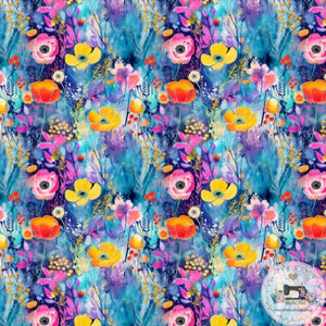 PRE ORDER - Floral Painting 1 - Fabric Fabric
