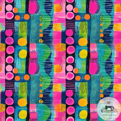PRE ORDER - Geometric Dots-1 - Fabric Fabric