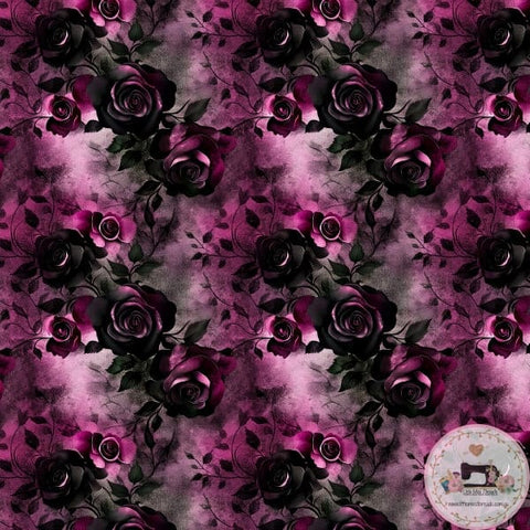 PRE ORDER - Gothic Roses - Fabric Fabric