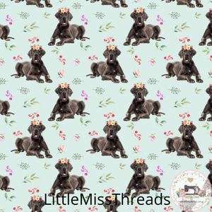 PRE ORDER - Great Dane Blue Pups - Fabric - Fabric from [store] by Little Miss Threads - 