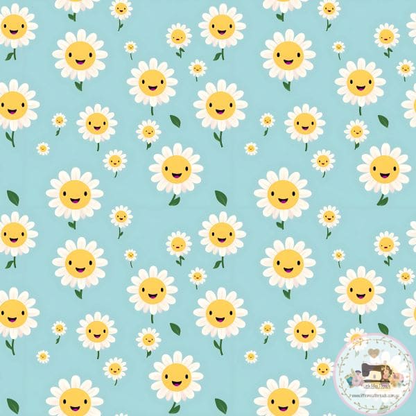 PRE ORDER - Happy Daisy Flowers - Fabric Fabric
