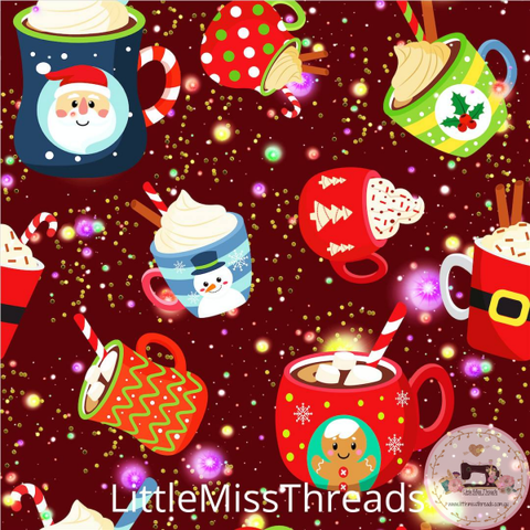 PRE ORDER - Hot Chocolate - Fabric - Fabric from [store] by Little Miss Threads - 
