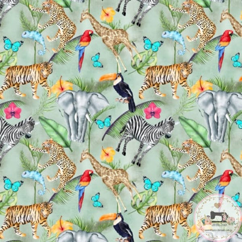 PRE ORDER - In the Jungle - Fabric Fabric