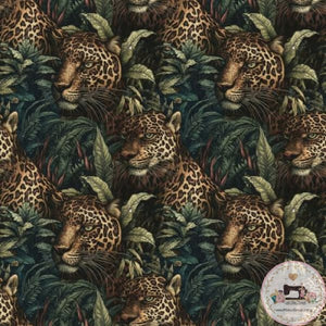 PRE ORDER - Jaguar Jungle - Fabric Fabric