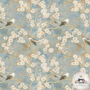 PRE ORDER - Japanese Floral and Birds - Fabric Fabric