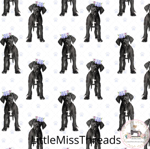 PRE ORDER - Labrador Pups - Fabric - Fabric from [store] by Little Miss Threads - 