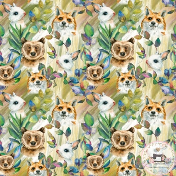PRE ORDER - Land of Forest Friends - Fabric Fabric