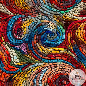 PRE ORDER - Mosaic Swirl - Fabric Fabric