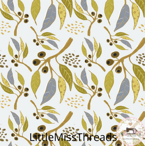 PRE ORDER - Native Aussie Gumnuts - Fabric - Fabric from [store] by Little Miss Threads - 