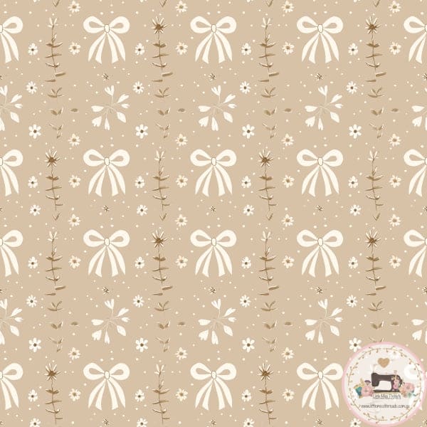 PRE ORDER - Neutral Bows - Fabric Fabric