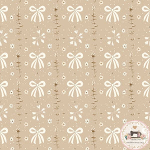 PRE ORDER - Neutral Bows - Fabric Fabric