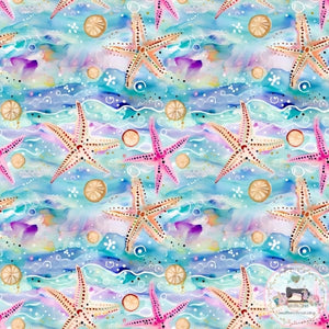 PRE ORDER - Ocean Starfish - Fabric Fabric