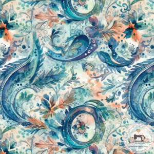 PRE ORDER - Paisleys - Fabric Fabric