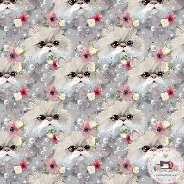 PRE ORDER - Persian Cat - Fabric Fabric