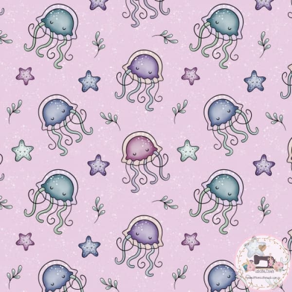 PRE ORDER - Pretty Jelly Fish - Fabric Fabric