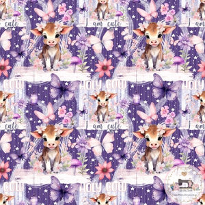 PRE ORDER - Purple Holy Cow - Fabric Fabric