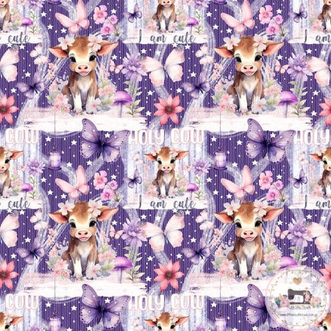 PRE ORDER - Purple Holy Cow - Fabric Fabric
