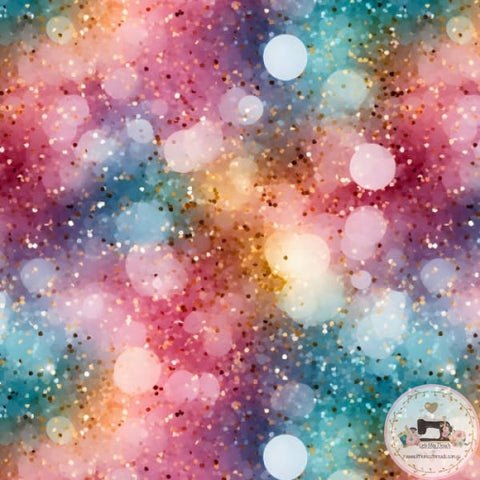 PRE ORDER - Rainbow Light Splatter Co-Ord - Fabric Fabric
