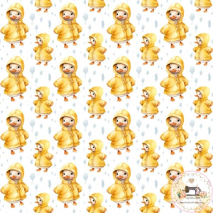 PRE ORDER - Raincoat Ducklings - Fabric Fabric