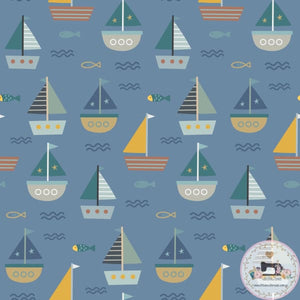 PRE ORDER - Sailing Sea - Fabric Fabric