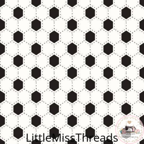 PRE ORDER - Soccer Ball - Fabric - Fabric from [store] by Little Miss Threads - 