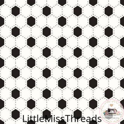PRE ORDER - Soccer Ball - Fabric - Fabric from [store] by Little Miss Threads - 