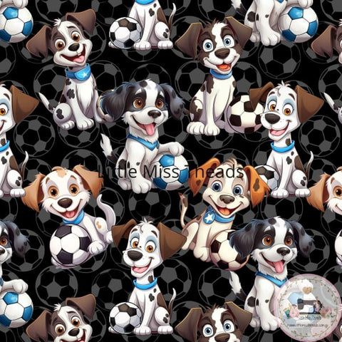 PRE ORDER - Soccer Pups - Fabric Fabric
