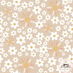 PRE ORDER - Summer Sun Boho Floral - Fabric Fabric