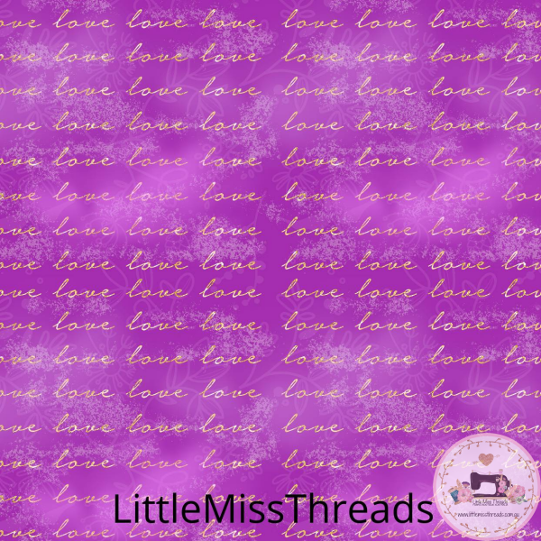 PRE ORDER -  Tangled Love - Fabric - Fabric from [store] by Little Miss Threads - 