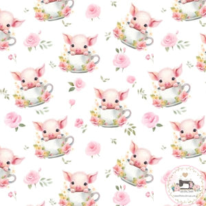 PRE ORDER - Teacup Piglet - Fabric Fabric