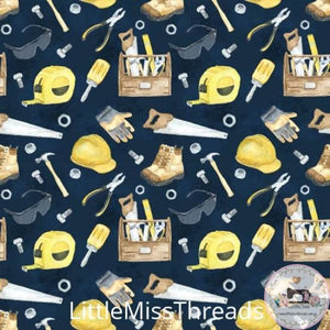 PRE ORDER - Tools Small - Fabric - Fabric from [store] by Little Miss Threads - 