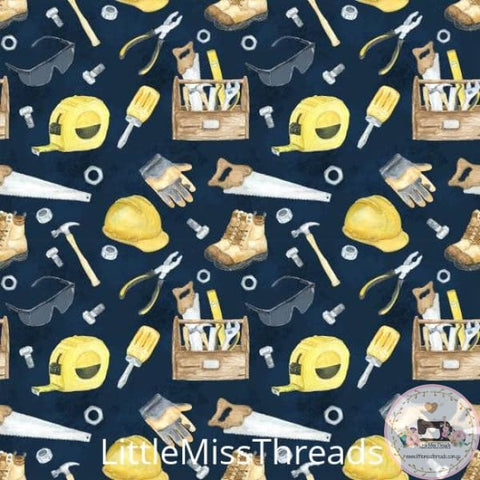 PRE ORDER - Tools Small - Fabric - Fabric from [store] by Little Miss Threads - 
