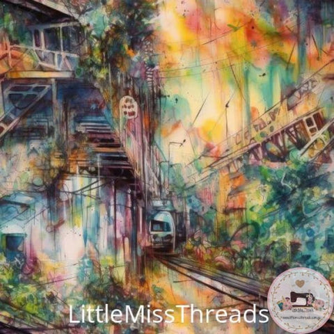 PRE ORDER - Urban Graffiti 1 - Fabric - Fabric from [store] by Little Miss Threads - 