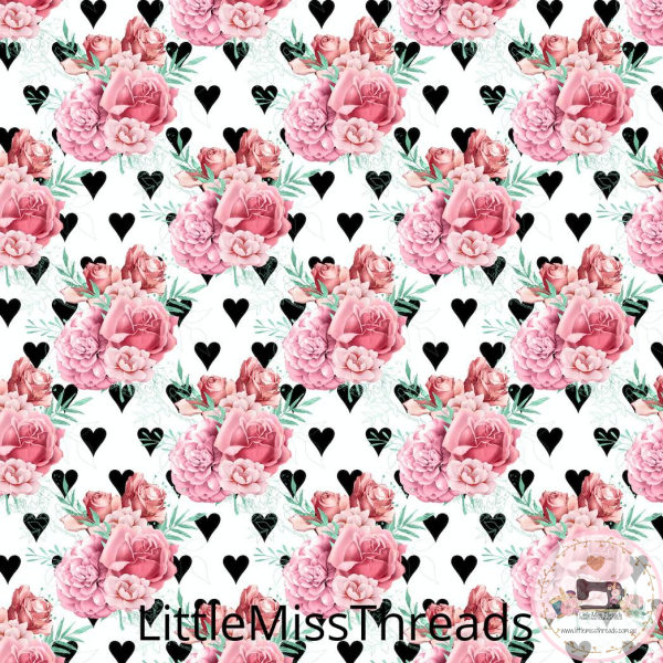 PRE ORDER - Vintage Alice Pink Roses - Fabric - Fabric from [store] by Little Miss Threads - 
