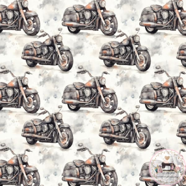 PRE ORDER - Vintage Motorcycles - Fabric Fabric