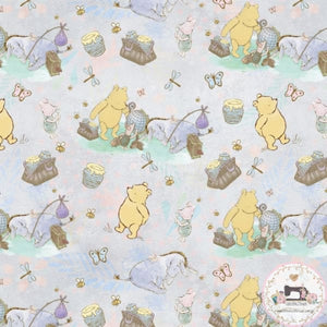 PRE ORDER - Vintage Pooh Travels - Fabric Fabric