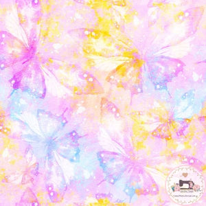 PRE ORDER - Watercolour Butterflies - Fabric Fabric