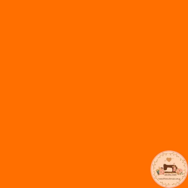 SOLID - 187 Safety Orange - Fabric Fabric
