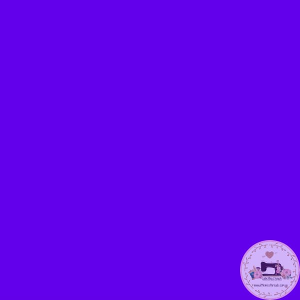 SOLID - 43 Electric Indigo - Fabric Fabric