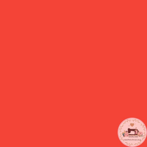SOLID - 9 Coral Red - Fabric Fabric